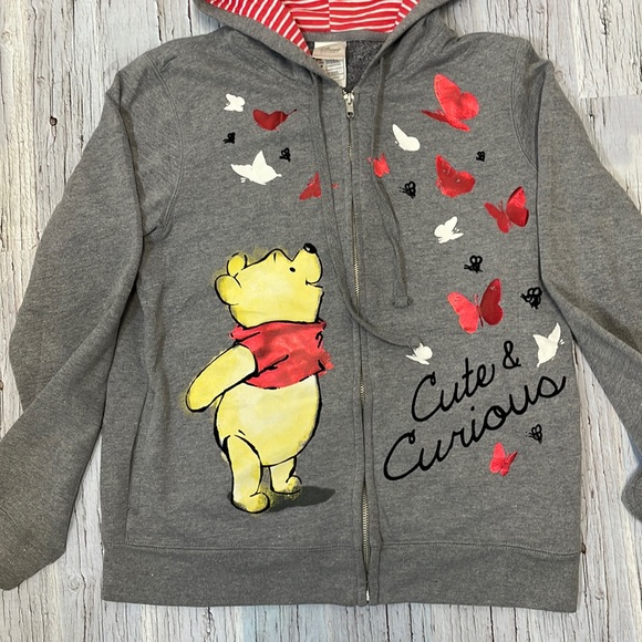 Disney Winnie the Pooh Womens Zip Up Hoodie
